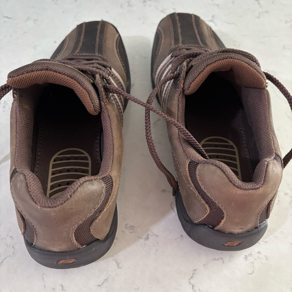 SKECHERS  Cush Shock Mens 8 Brown Casual Comfort Walking Shoe Sneaker - Picture 11 of 12